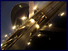 City of Arts and Sciences by night 17 - El Pont de l'Assut de l'Or and L'Àgora.